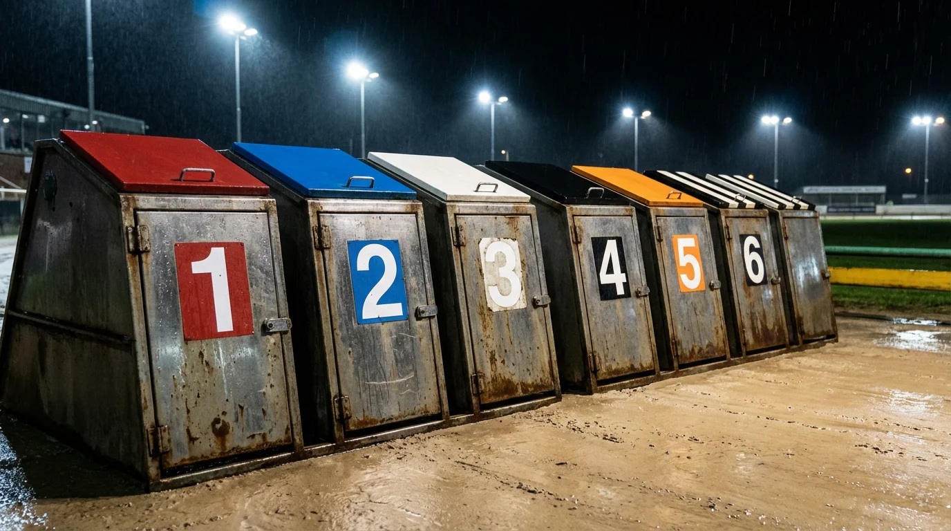 Greyhound racing trap draw positions explained